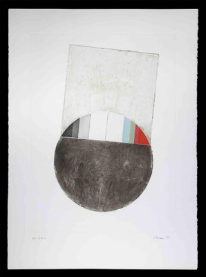 Eugenio Carmi, Abstract Composition, 1987, Etching-ZCI-1781949