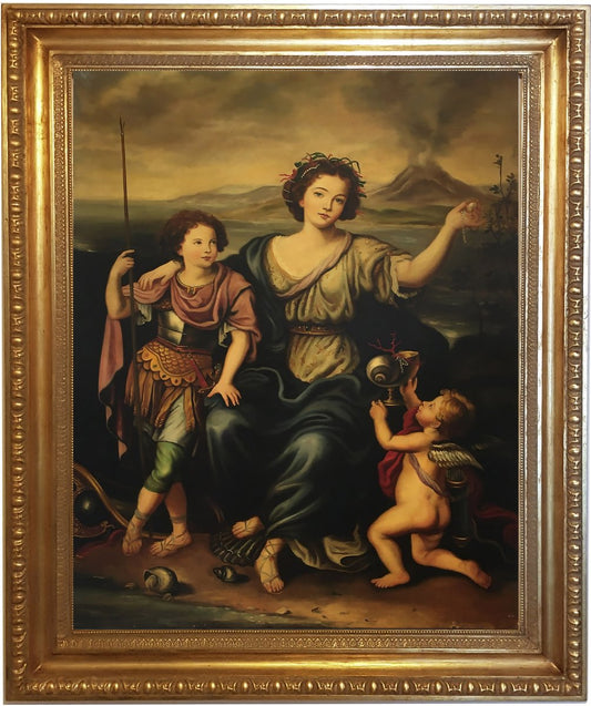 Eugenio De Blasi, Allegorical Scene, 2005, Oil on Canvas, Framed