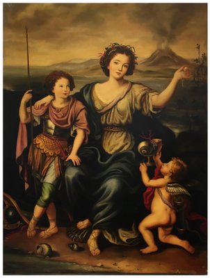 Eugenio De Blasi, Allegorical Scene, 2005, Oil on Canvas, Framed-YUW-1314837