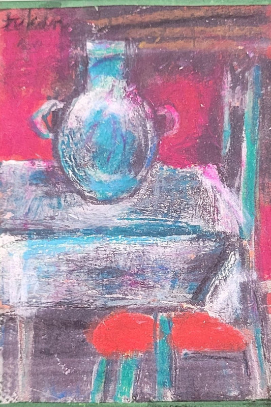 Eugeniusz Tukan-Wolski, Still Life, Mixed Media on Paper