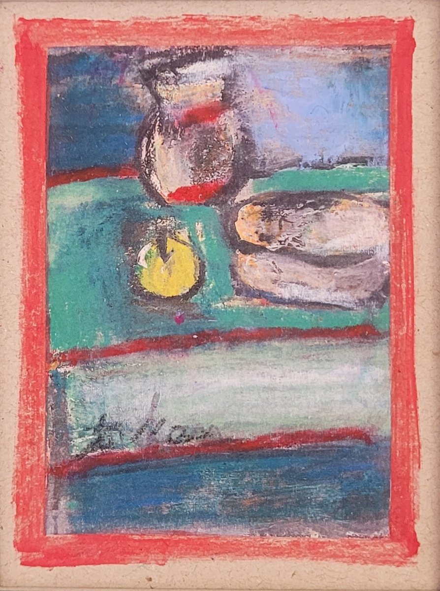 Eugeniusz Tukan-Wolski, Still Life, Mixed Media on Paper