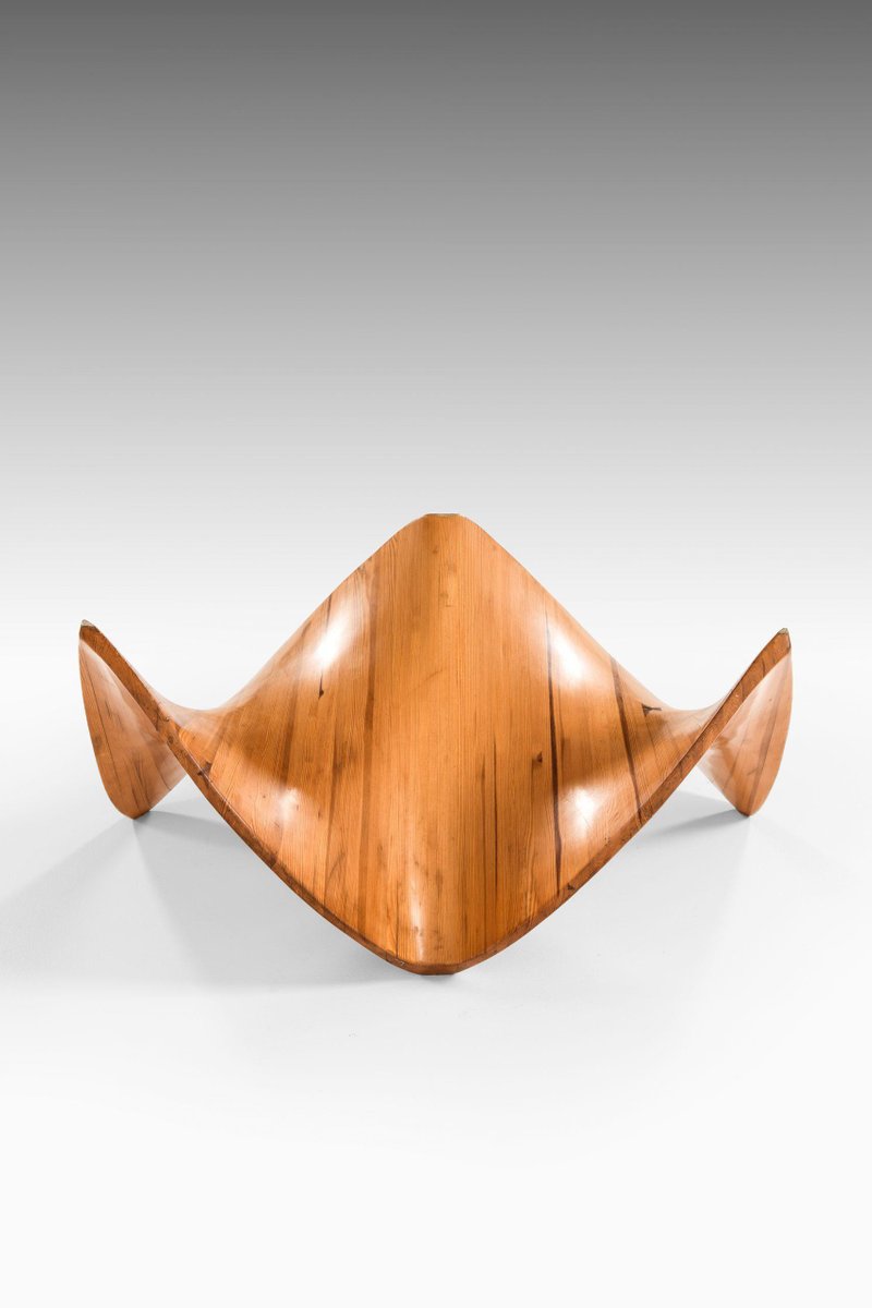 European Artist, Abstract Sculpture, 1950s, Pine