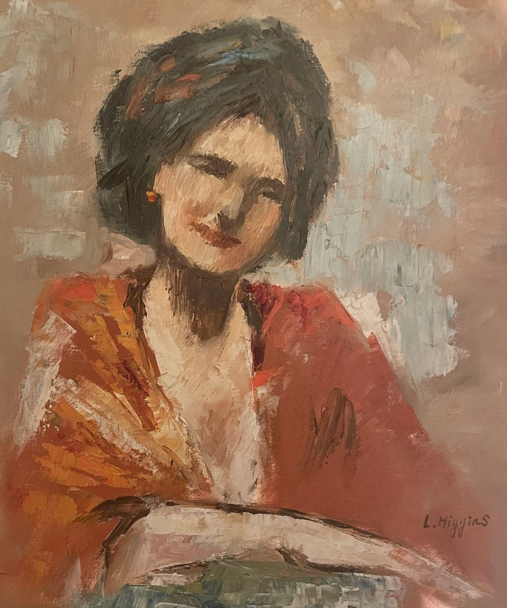 European Artist, Portrait of a Lady, Mid-20th Century, Oil on Canvas