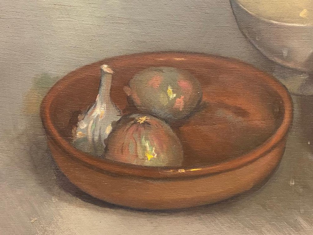 European Artist, Still Life, 20th Century, Oil on Panel, Framed