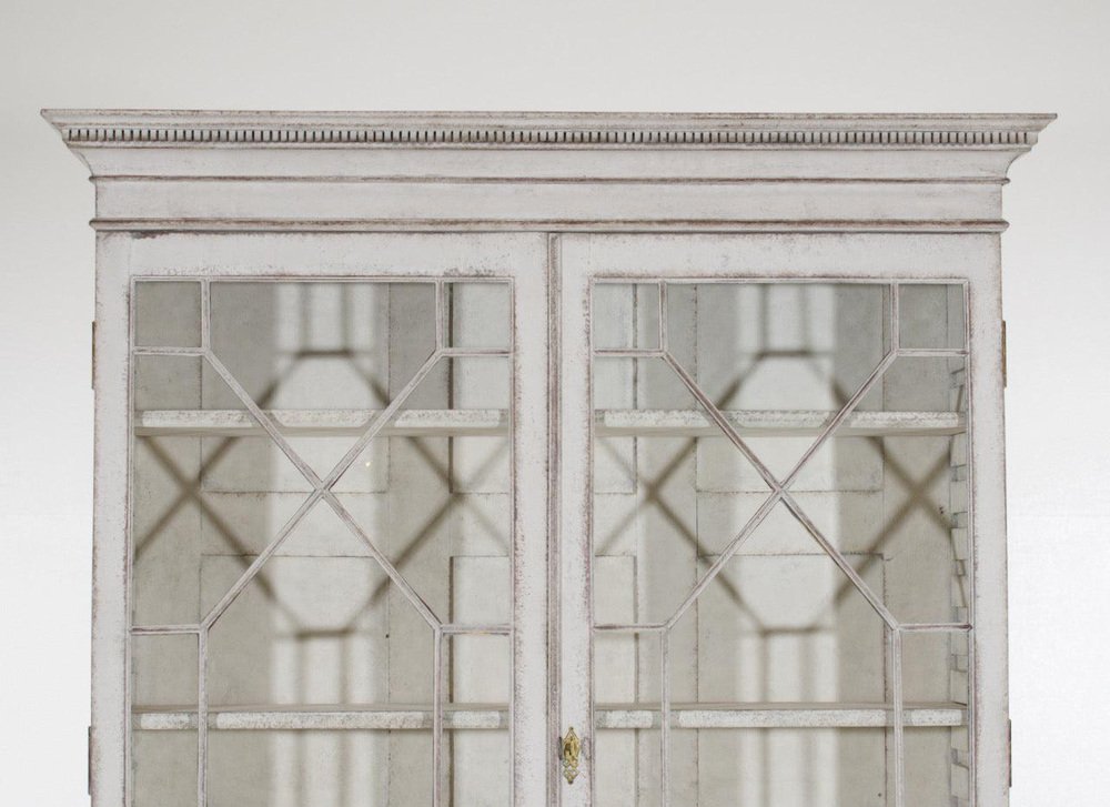 European Two-Parts Vitrine Cabinet, 1790s