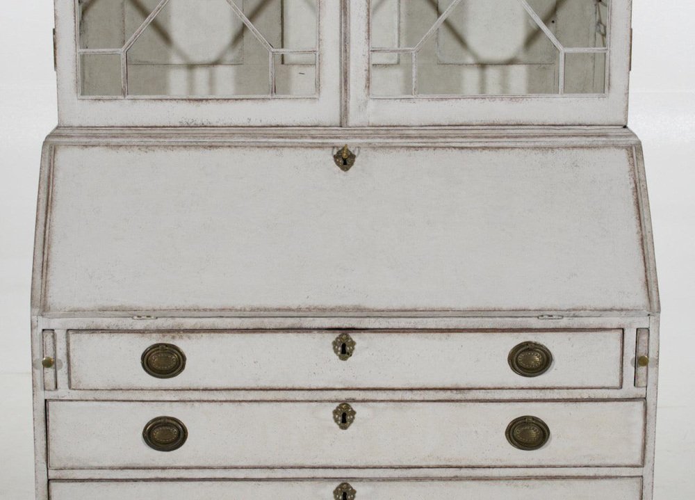 European Two-Parts Vitrine Cabinet, 1790s