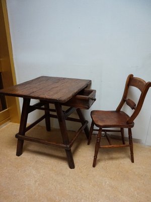 European Wabi-Sabi Side Table, 18th Century-EA-1780593