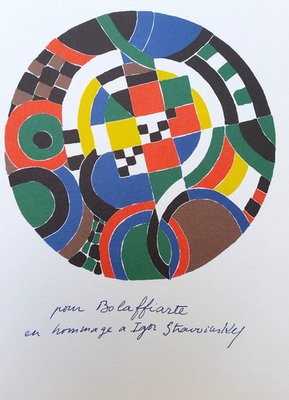 Euterpe, Hommage Ã  Igor Stravinsky Photolithograph Reprint by Sonia Delaunay-KHH-595694