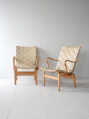 Eva Armchairs by Bruno Mathsson, 1940s, Set of 2-QWP-2042054