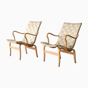 Eva Armchairs by Bruno Mathsson, 1940s, Set of 2-QWP-2042054