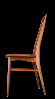 Eva Chair in Solid Teak with Upholstery in Leather by Niels Kofoed-BPJ-1268481