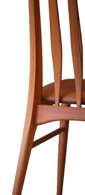 Eva Chair in Solid Teak with Upholstery in Leather by Niels Kofoed-BPJ-1268481