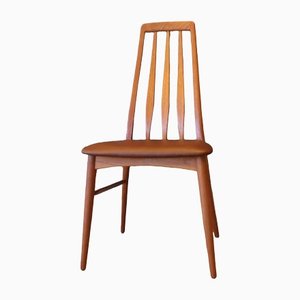 Eva Chair in Solid Teak with Upholstery in Leather by Niels Kofoed-BPJ-1268481