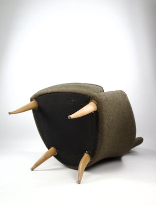 Eva High Armchair by Kerstin Hörlin-Holmquist for Nordiska Kompaniet, Sweden, 1958-KEM-2024618