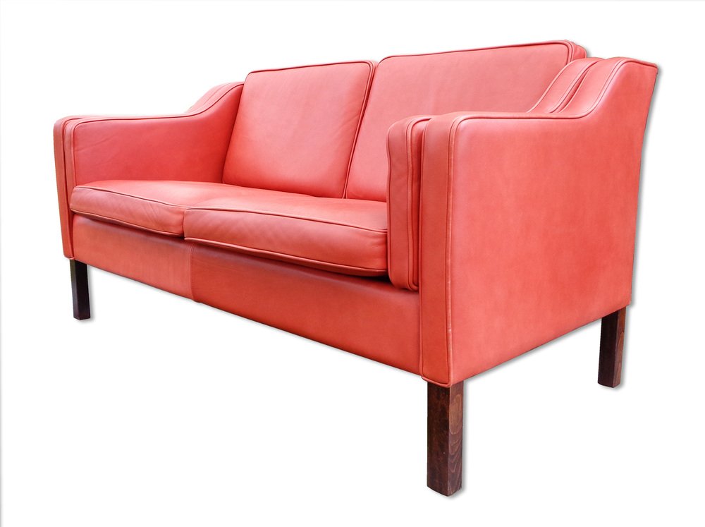 Eva Sofa in Leather from Stouby, 1980s