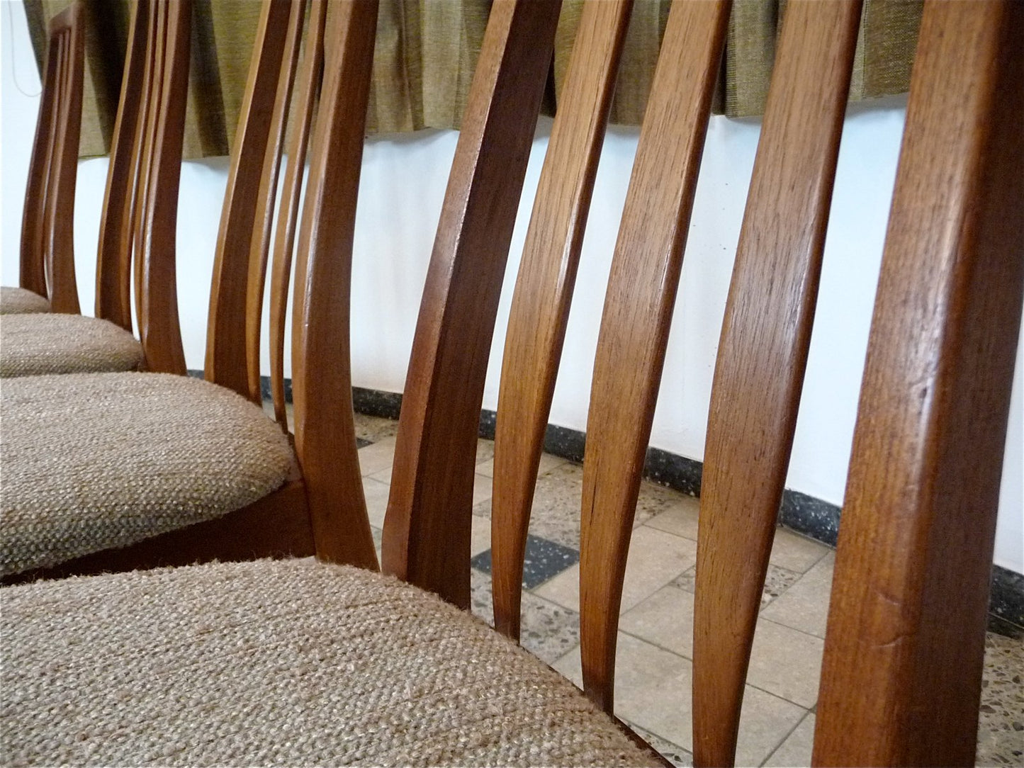 Eva Teak Dining Chairs by Niels Koefoed for Koefoed Møbelfabrik, 1960s, Set of 4