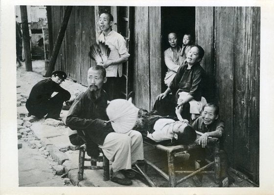 Evacuees in Hankou - Vintage Photo 1938 1938-ZCI-755225