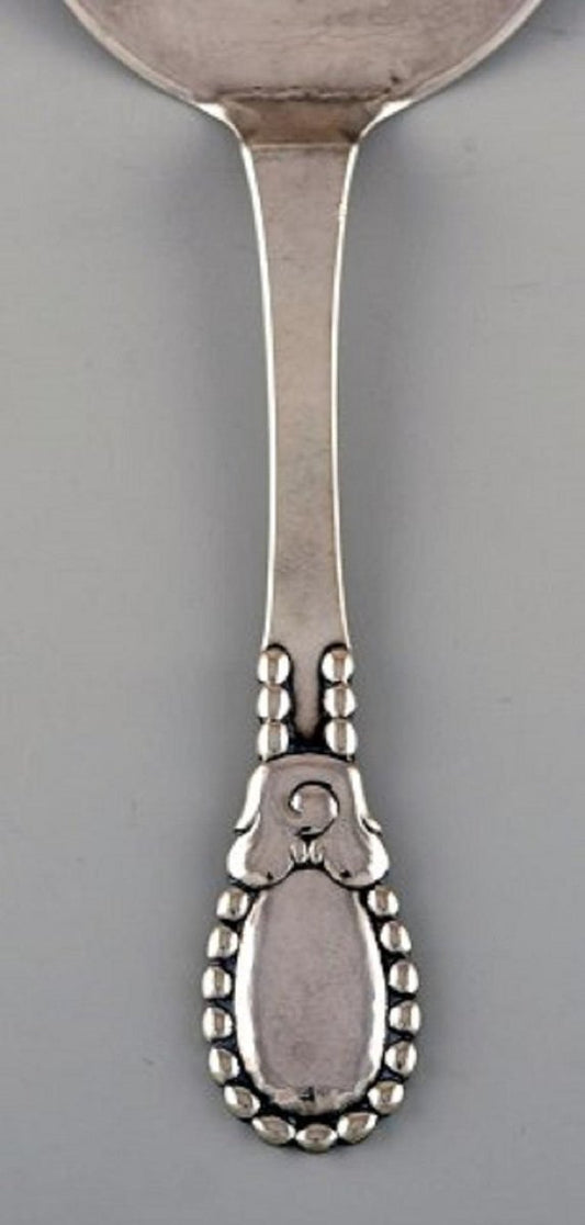 Evald Nielsen Number 13 Serving Spade in Hammered Silver 830, 1922