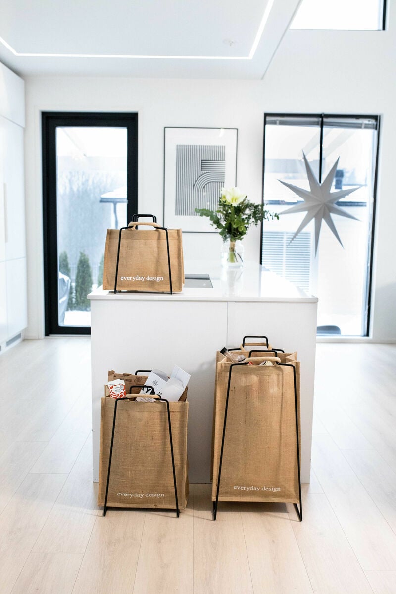 Turku XL jute bag, beige