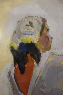 Evsey Reshin, Goodbye, Study for Girl, 1969, Tempera Painting-QUE-943970