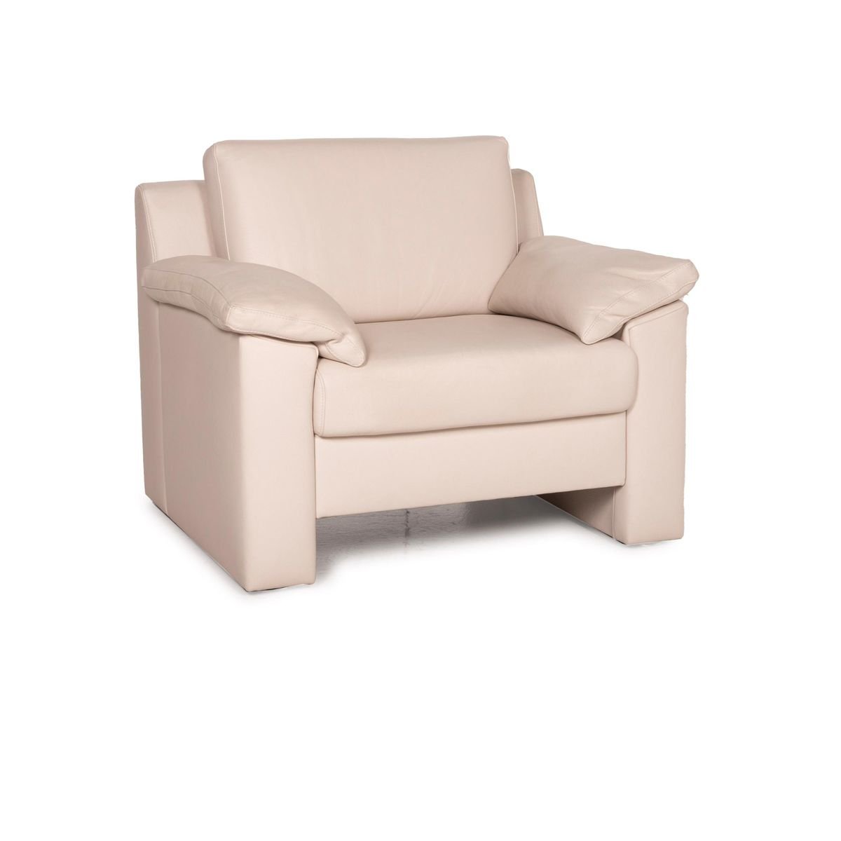 Ewald Schillig Flex Plus Leather Armchair Cream