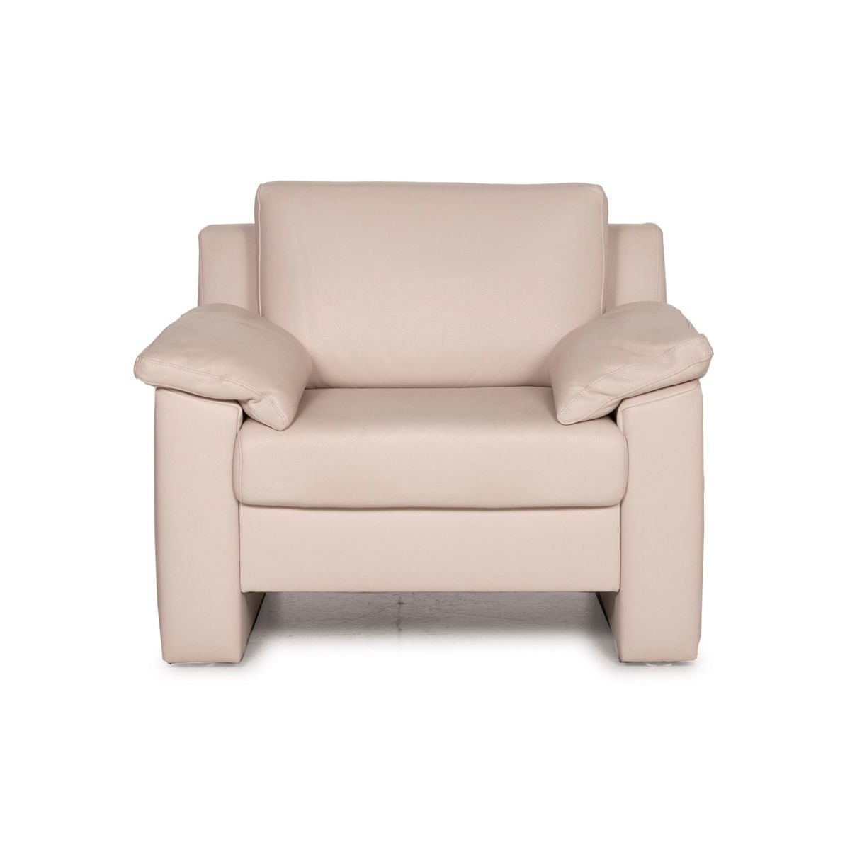 Ewald Schillig Flex Plus Leather Armchair Cream