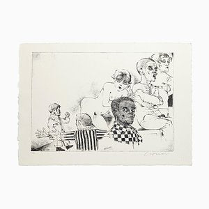 Excluded - Original Etching by Bruno Caruso - 1980s 1980s-ZCI-761891