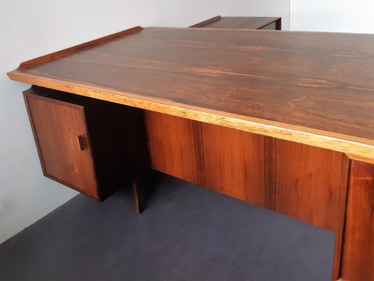 Executive Desk in Rosewood by Arne Vodder for Sibast Møbelfabrik, Denmark, 1950s or 1960s-NV-1009370