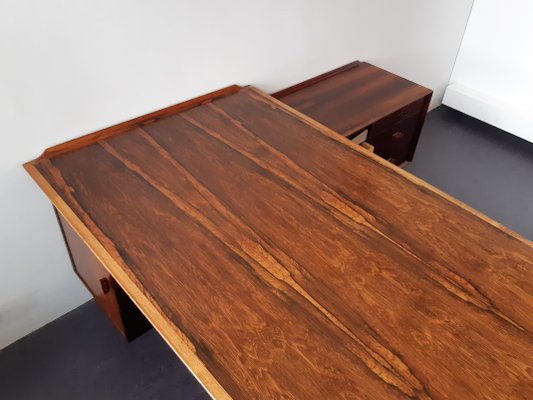 Executive Desk in Rosewood by Arne Vodder for Sibast Møbelfabrik, Denmark, 1950s or 1960s-NV-1009370