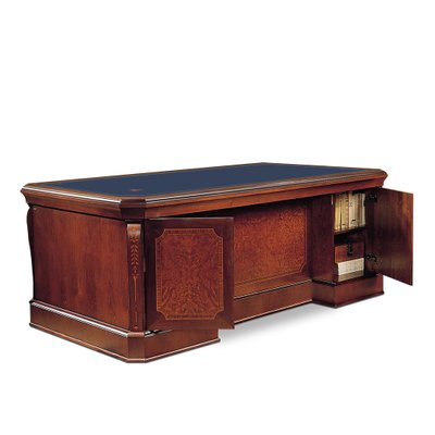 Executive Desk with Leather Top-TCS-1057759