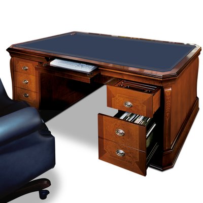 Executive Desk with Leather Top-TCS-1057759