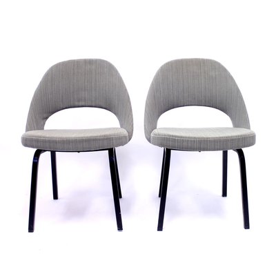 Executive Side Chairs by Eero Saarinen for Knoll / Nordiska Kompaniet, 1962, Set of 2-KQ-857445