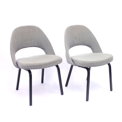 Executive Side Chairs by Eero Saarinen for Knoll / Nordiska Kompaniet, 1962, Set of 2-KQ-857445