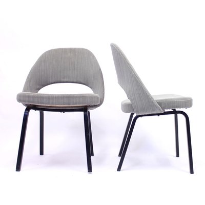 Executive Side Chairs by Eero Saarinen for Knoll / Nordiska Kompaniet, 1962, Set of 2-KQ-857445