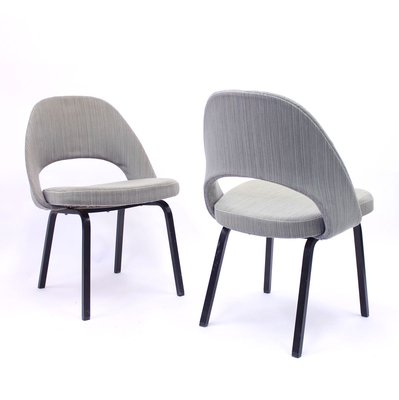 Executive Side Chairs by Eero Saarinen for Knoll / Nordiska Kompaniet, 1962, Set of 2-KQ-857445