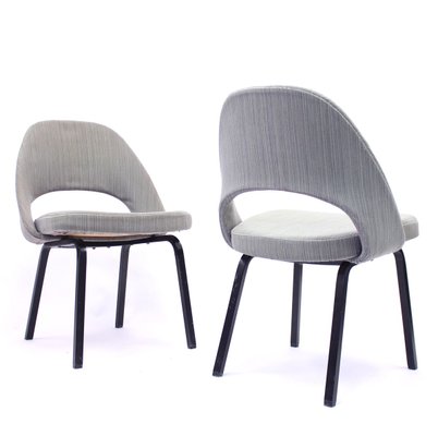 Executive Side Chairs by Eero Saarinen for Knoll / Nordiska Kompaniet, 1962, Set of 2-KQ-857445