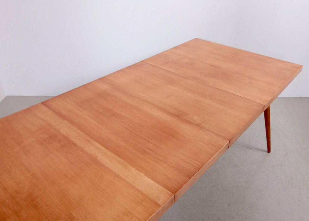 Expandable Drop-Leaf Dining Table attributed to Paul McCobb, 1950s