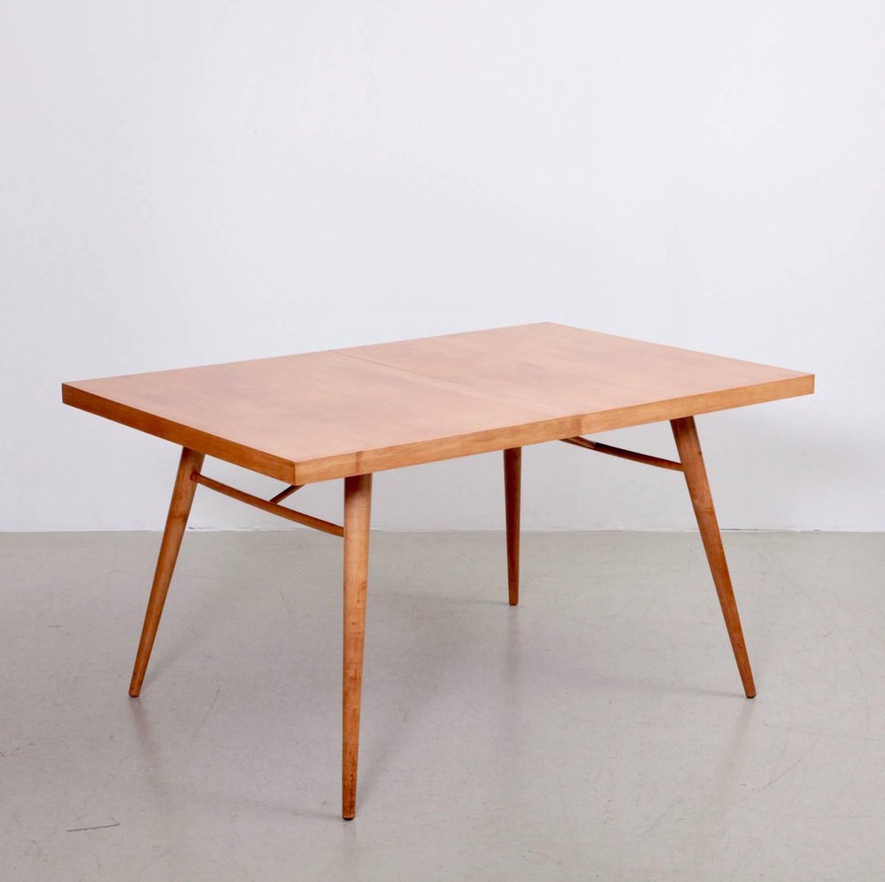 Expandable Drop-Leaf Dining Table attributed to Paul McCobb, 1950s