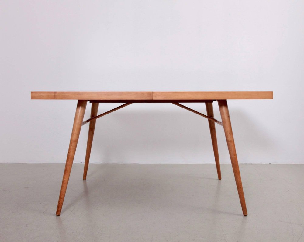 Expandable Drop-Leaf Dining Table attributed to Paul McCobb, 1950s