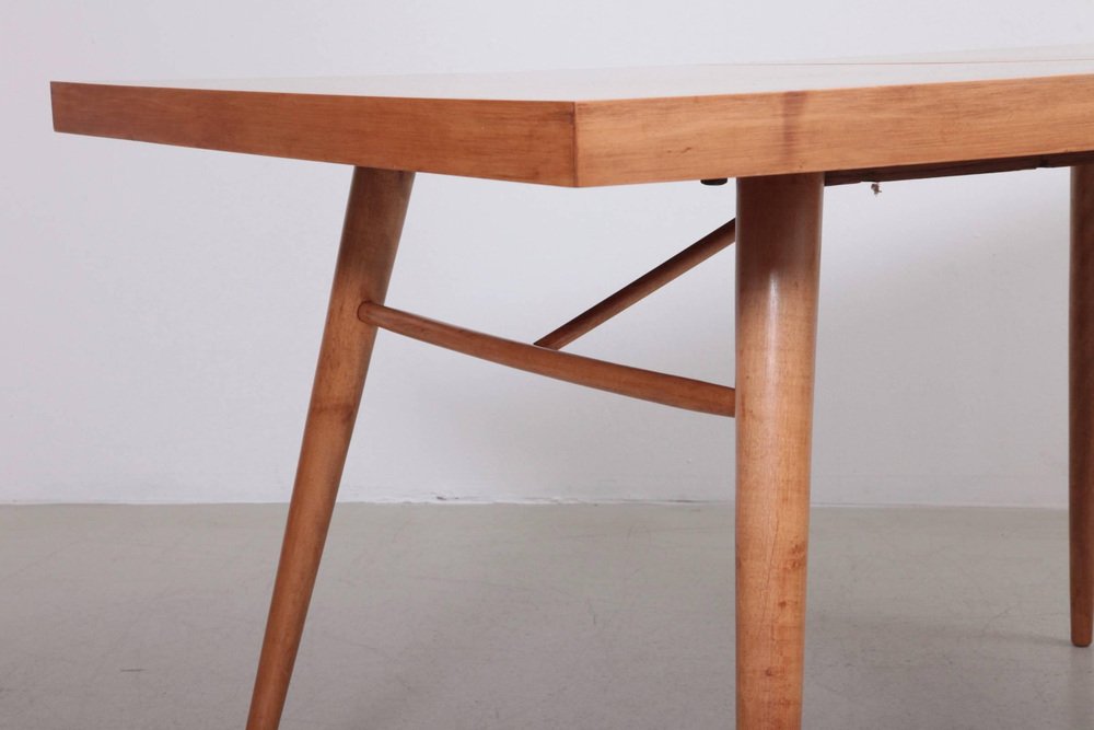 Expandable Drop-Leaf Dining Table attributed to Paul McCobb, 1950s