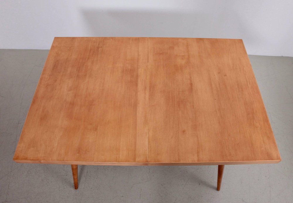 Expandable Drop-Leaf Dining Table attributed to Paul McCobb, 1950s