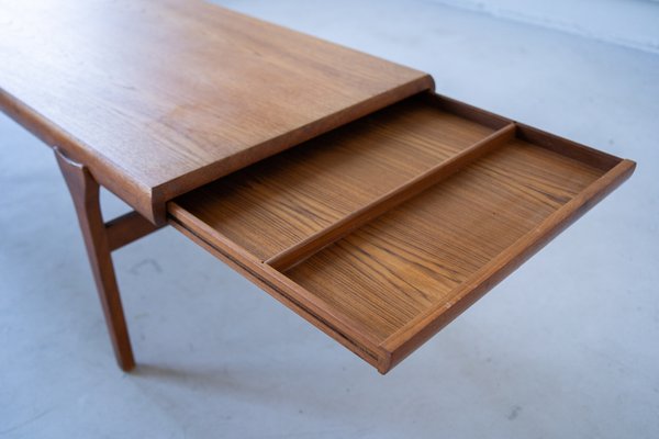 Expandable Teak Coffee Table by Johannes Andersen for CFC Silkeborg⁠, 1960s-IXA-1785292