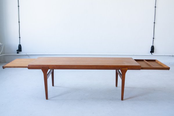 Expandable Teak Coffee Table by Johannes Andersen for CFC Silkeborg⁠, 1960s-IXA-1785292