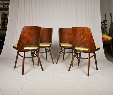 Expo 58 Dining Chairs by Oswald Haerdtl for Ton, 1950s, Set of 4-TZ-762538