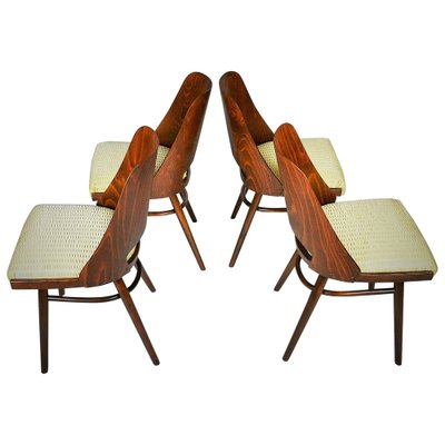 Expo 58 Dining Chairs by Oswald Haerdtl for Ton, 1950s, Set of 4-TZ-1231991