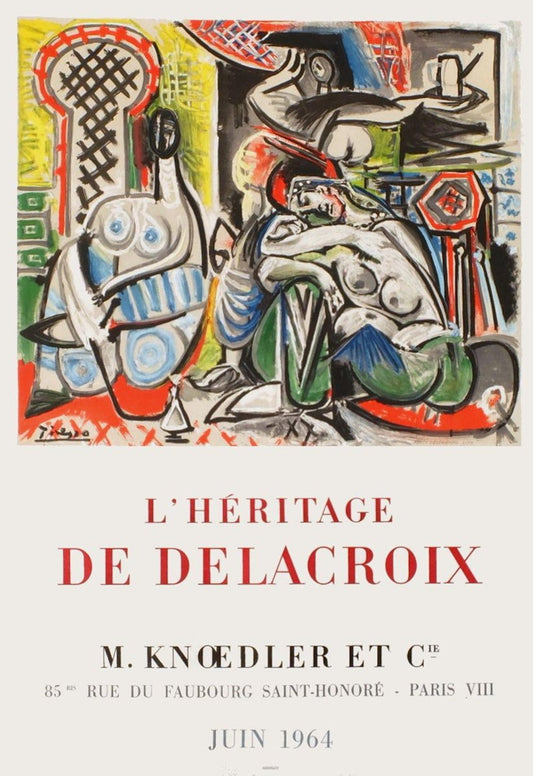 Expo 64 Poster, Galerie Knoedler by Pablo Picasso