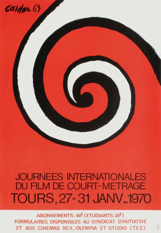 Expo 70 Journées Internationales du Film C.M. Poster by Alexandre Calder