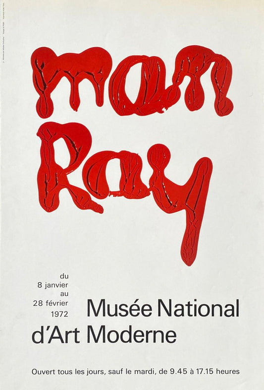 Expo 72 Musée National d'Art Moderne Poster by Man Ray