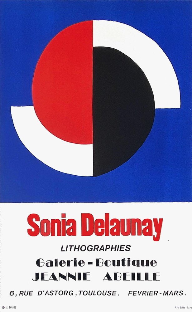 Expo 74: Galerie Jeannie Abeille, Toulouse by Sonia Delaunay