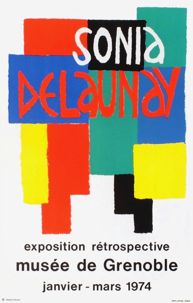 Expo 74, Musée de Grenoble by Sonia Delaunay